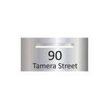 Marine Grade Mirror Polished Stainless Steel Letterbox  600 x 300 (Laser Cut) - 340 Central Slot
