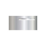 Marine Grade Mirror Polished Stainless Steel Letterbox  600 x 300 (Laser Cut) - 340 Slot
