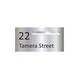 Marine Grade Mirror Polished Stainless Steel Letterbox  600 x 300 (Laser Cut) - 340 Slot