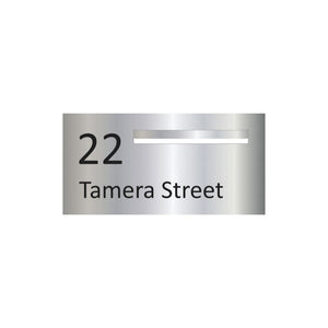 Marine Grade Mirror Polished Stainless Steel Letterbox  600 x 300 (Laser Cut) - 340 Slot