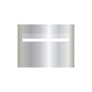 Marine Grade Mirror Polished Stainless Steel Letterbox Faceplate 290 x 220 with 240 Slot (Laser Etched)