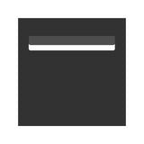 Monument Powder-Coated Aluminium Letterbox Faceplate 300 x 300 with 240 Slot