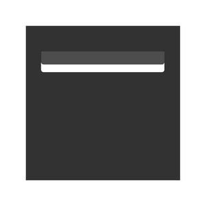 Monument Powder-Coated Aluminium Letterbox Faceplate 300 x 300 with 240 Slot