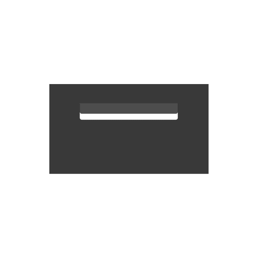 Monument Powder-Coated Aluminium Letterbox Faceplate 390 x 220 - 340 Slot