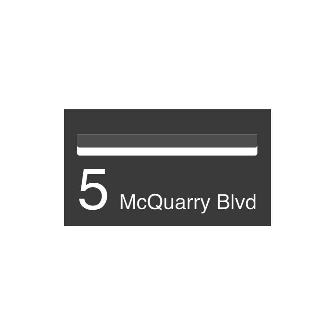 Monument Powder-Coated Aluminium Letterbox Faceplate 390 x 220 - 340 Slot