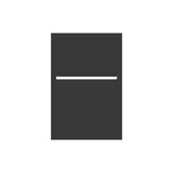 Monument Powder-Coated Aluminium Letterbox Faceplate 400 x 600