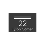 Monument Powder-Coated Aluminium Letterbox Faceplate 400 x 250 - 240 Slot