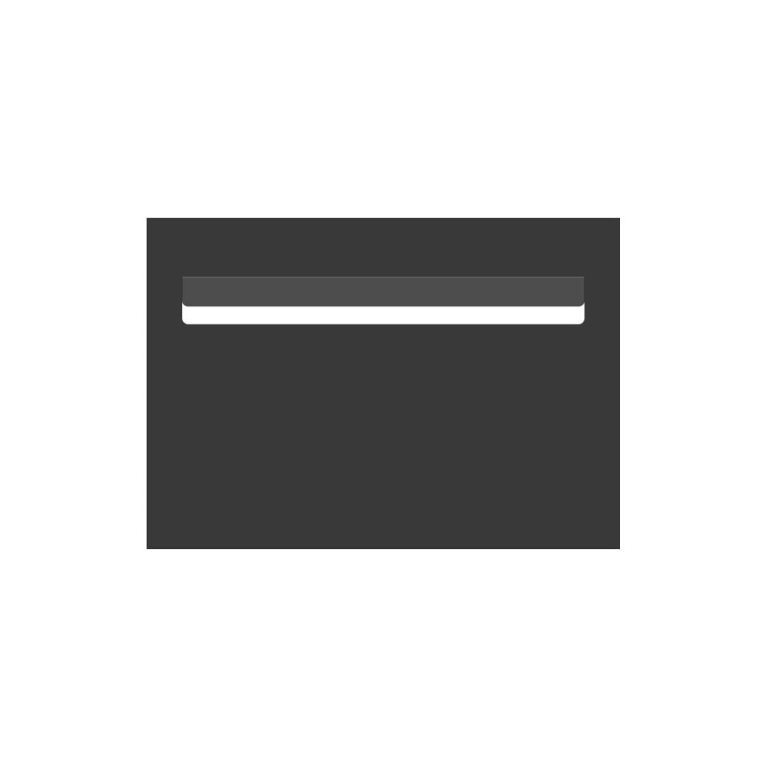 Monument Powder-Coated Aluminium Letterbox Faceplate 400 x 280 - 340 Slot