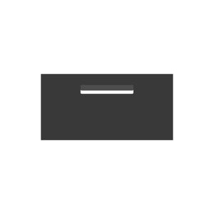 Monument Powder-Coated Aluminium Letterbox Faceplate (600 x 300) - 240 Central Slot
