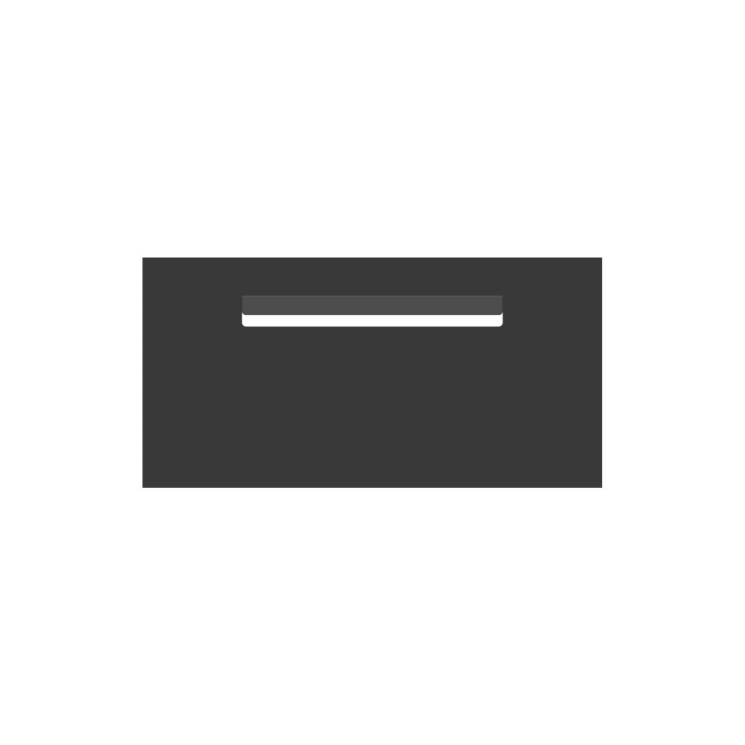 Monument Powder-Coated Aluminium Letterbox Faceplate (600 x 300) - 340 Central Slot