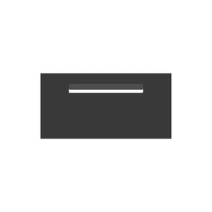 Monument Powder-Coated Aluminium Letterbox Faceplate (600 x 300) - 340 Central Slot