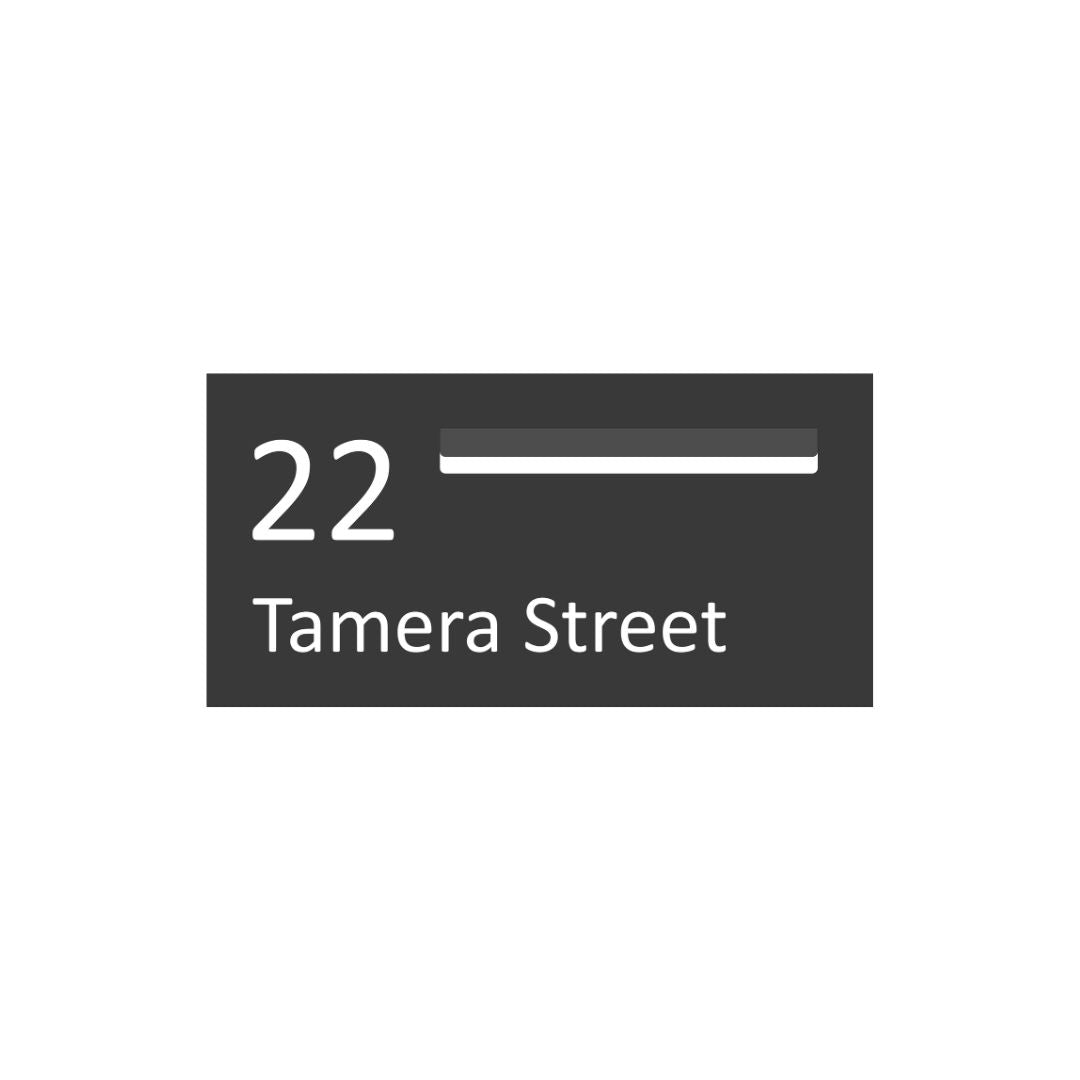 Monument Powder-Coated Aluminium Letterbox Faceplate (600 x 300)