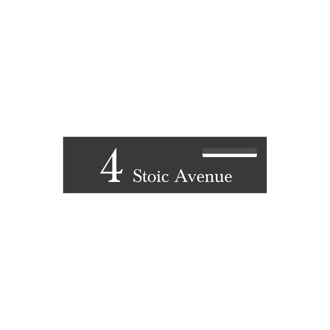 Monument Powder-Coated Aluminium Letterbox Faceplate 900 x 250 - 240 Slot