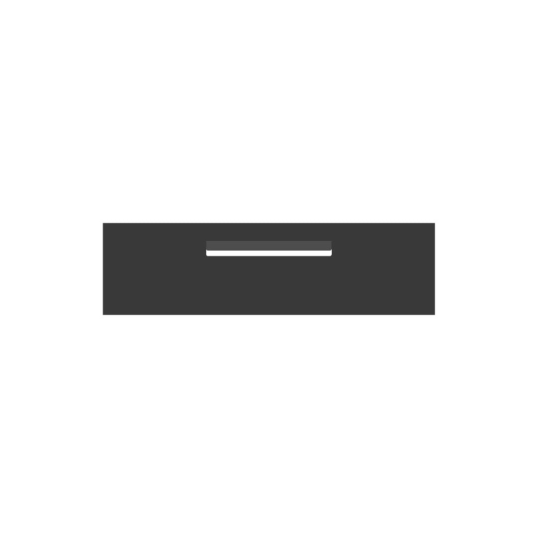 Black Powder-Coated Aluminium Letterbox Faceplate 900 x 250 - 340 Central Slot