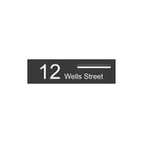 Monument Powder-Coated Aluminium Letterbox Faceplate 900 x 250 - 340 Slot