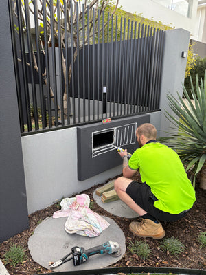 Installation Letterbox Faceplate