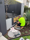 Installation Letterbox Faceplate