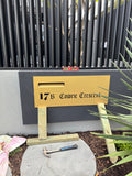 Installation Letterbox Faceplate