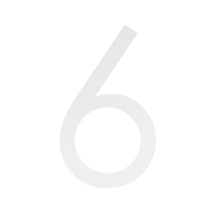 Custom 150mm Vinyl House Number