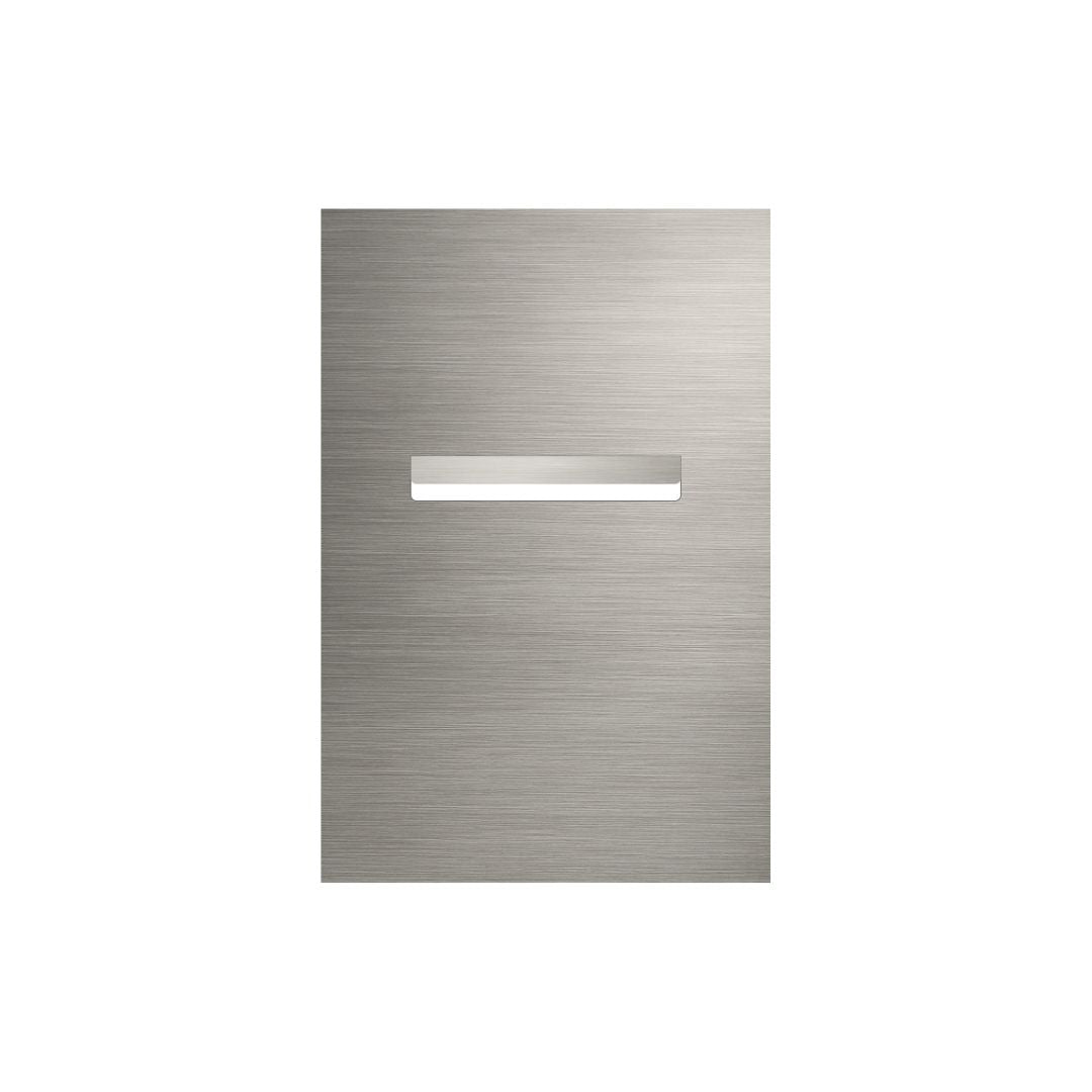 Marine Grade Brushed Stainless Steel Letterbox Faceplate 400 x 600 (Laser Cut) - 240 Slot