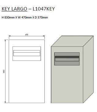 Poly-Tek Key Largo Letterbox