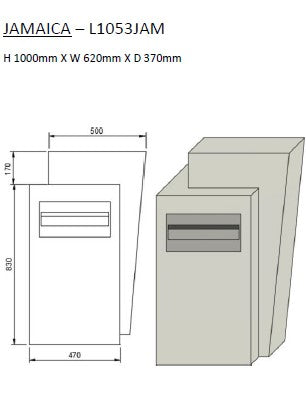 Poly-Tek Jamaica Letterbox