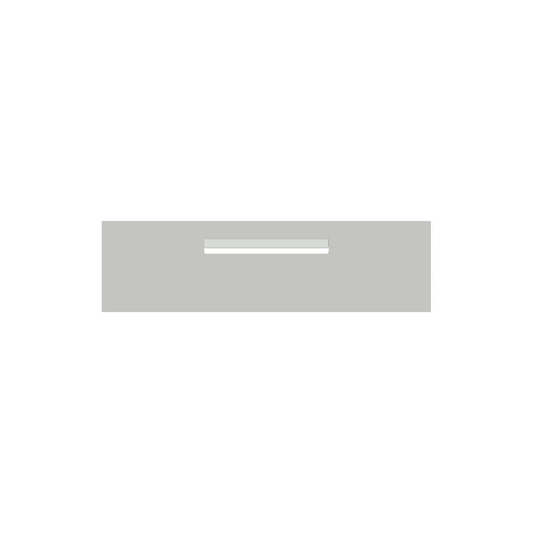 Shale Grey Powder-Coated Aluminium Letterbox Faceplate 900 x 250 - 340 Central Slot