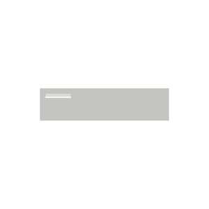 Shale Grey Powder-Coated Aluminium Letterbox Faceplate 1200 x 300 - 240 Slot LHS