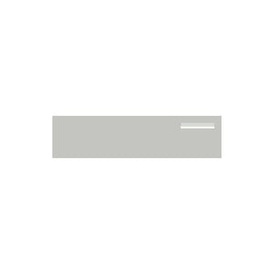 Shale Grey Powder-Coated Aluminium Letterbox Faceplate 1200 x 300 - 240 Slot