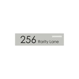 Shale Grey Powder-Coated Aluminium Letterbox Faceplate 1200 x 300 - 240 Slot