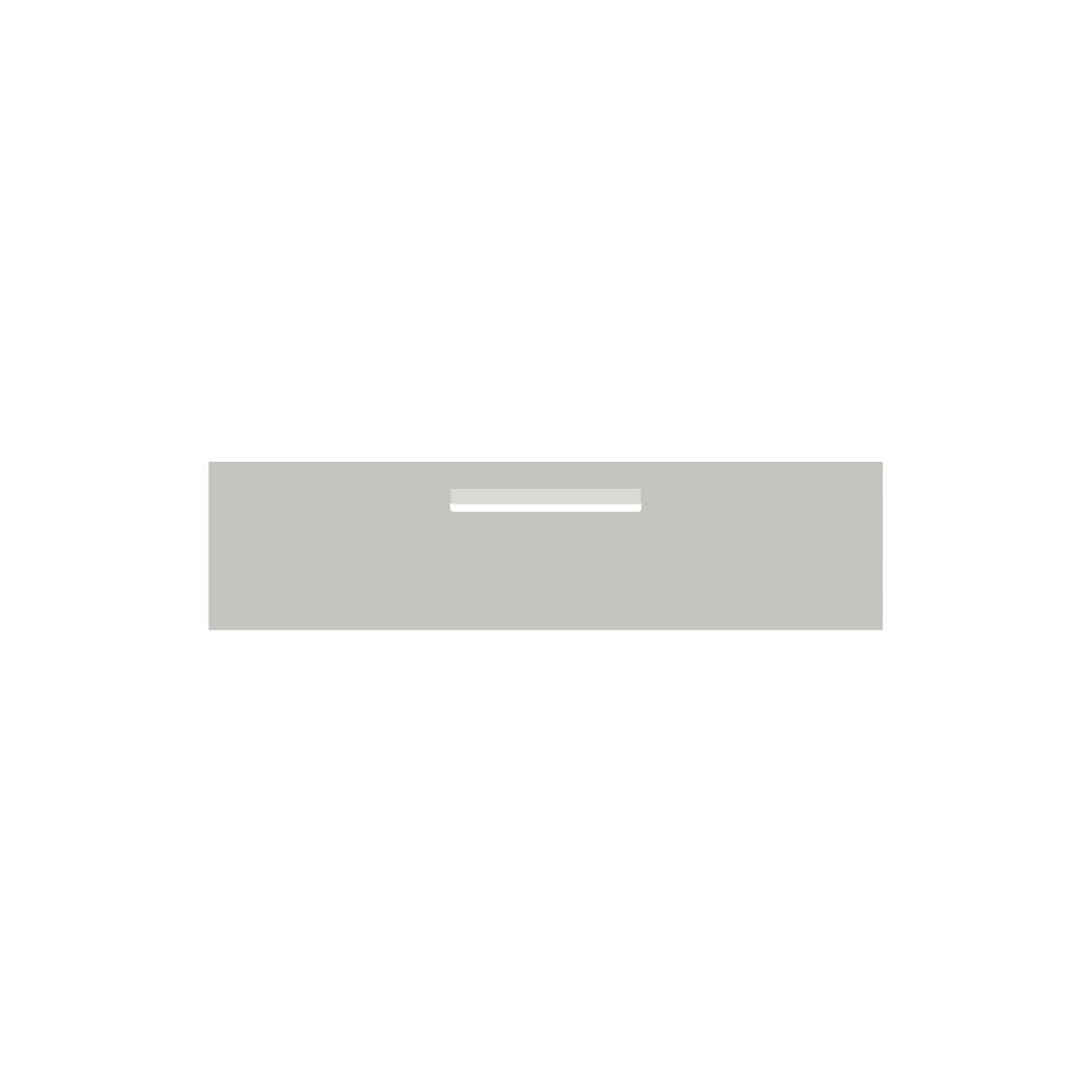 Shale Grey Powder-Coated Aluminium Letterbox Faceplate 1200 x 300 - 340 Central Slot