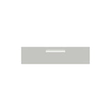 Shale Grey Powder-Coated Aluminium Letterbox Faceplate 1200 x 300 - 340 Central Slot