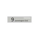 Shale Grey Powder-Coated Aluminium Letterbox Faceplate 1200 x 300 - 340 Slot