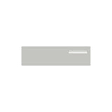 Shale Grey Powder-Coated Aluminium Letterbox Faceplate 900 x 250 - 240 Slot