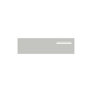 Shale Grey Powder-Coated Aluminium Letterbox Faceplate 900 x 250 - 240 Slot