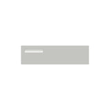 Shale Grey Powder-Coated Aluminium Letterbox Faceplate 900 x 250 - 240 Slot LHS