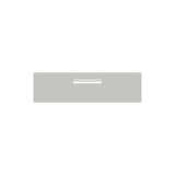 Shale Grey Powder-Coated Aluminium Letterbox Faceplate 900 x 250 - 240 Central Slot