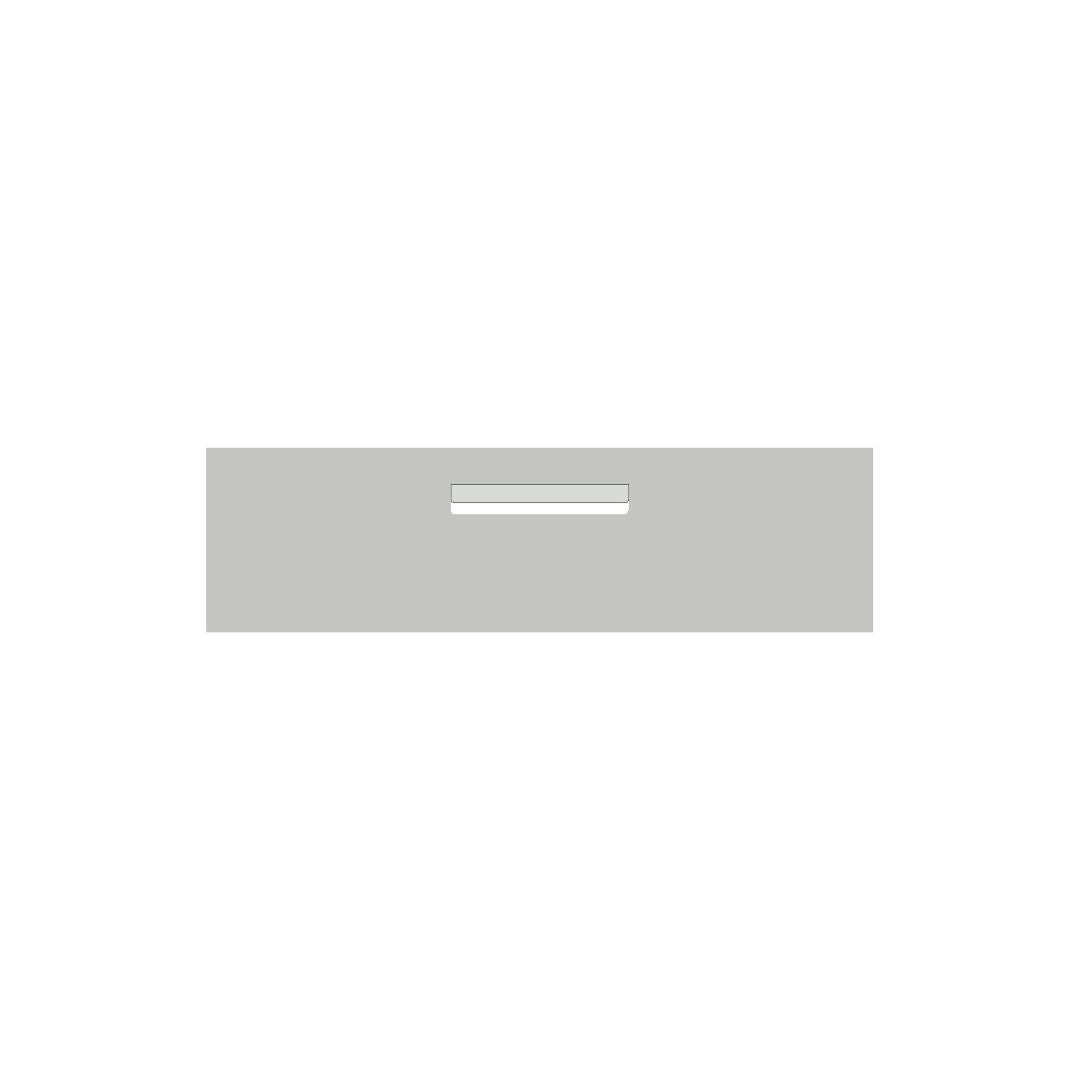 Shale Grey Powder-Coated Aluminium Letterbox Faceplate 900 x 250 - 240 Central Slot