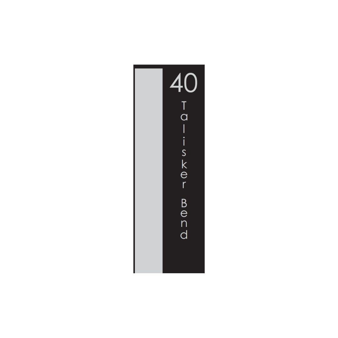 Vertical Custom Address Decal Sticker