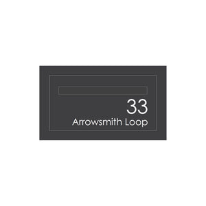 Small Custom Address Decal Sticker