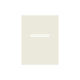Surfmist Powder-Coated Aluminium Letterbox Faceplate 450 x 600 - 240 Slot