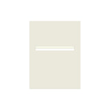 Surfmist Powder-Coated Aluminium Letterbox Faceplate 450 x 600 - 340 Slot