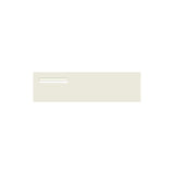 Surfmist Powder-Coated Aluminium Letterbox Faceplate 900 x 250 - 240 Slot LHS