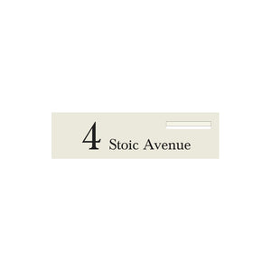 Surfmist Powder-Coated Aluminium Letterbox Faceplate 900 x 250 - 240 Slot