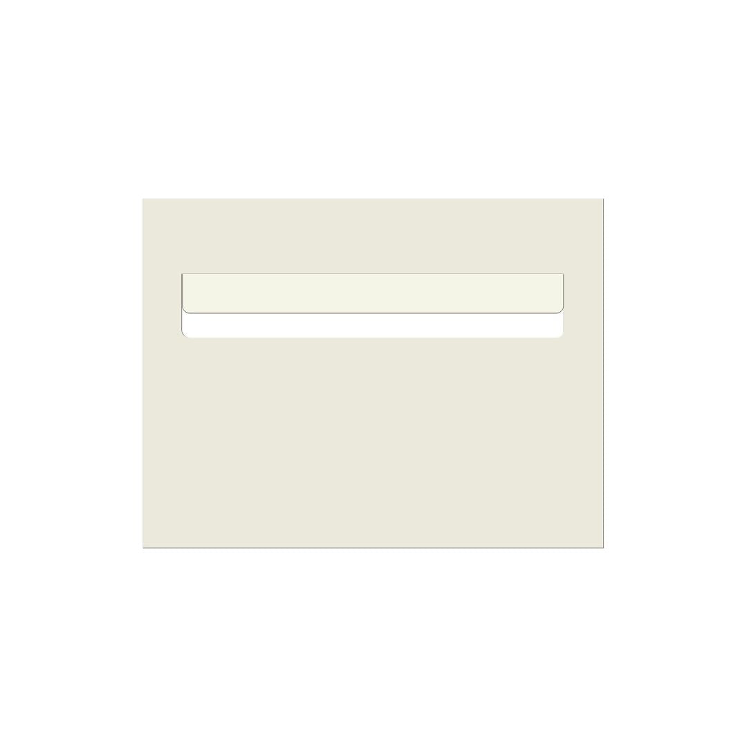 Surfmist Powder-Coated Aluminium Letterbox Faceplate 290 x 220 with 240 Slot