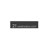 Monument Powder-Coated Aluminium Letterbox Faceplate 1200 x 300 - 240 Central Slot