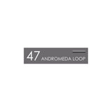 Basalt Powder-Coated Aluminium Letterbox Faceplate 1200 x 300 - 240 Slot