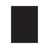 Powder-Coated Aluminium Black Address Plate 400 x 550