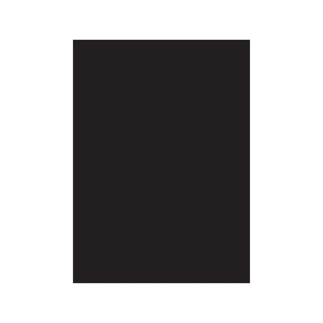 Powder-Coated Aluminium Black Address Plate 400 x 550