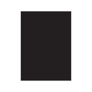 Powder-Coated Aluminium Black Address Plate 400 x 550